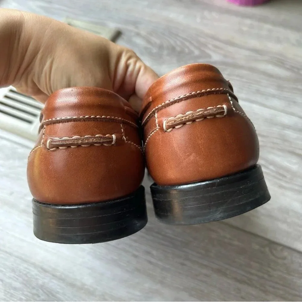 Johnston & Murphy Tassel Brown Leather Loafer